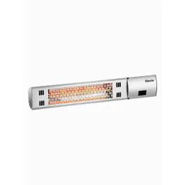 Terrasverwarmer - Infrarood - Aluminium - Wandmontage - H 10 x 61.5 x 6 CM - Bartscher - 825215