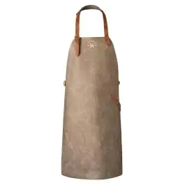 BBQ Schort (echt leer) Hide & Stitches, cognac bruin | BBQ Goodies