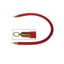 Markeringskoort - Rood - Ø 3.2 x 150 CM - Koord/Messing - Bolero - W612