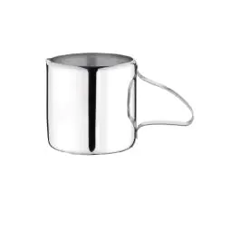 Melkkan - 0.09 Liter - H 4.8 x 8 x 5 CM - RVS - Olympia - J738