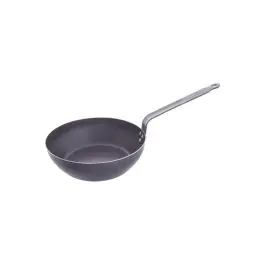 Hapjespan - H 6.8 CM - 1.58 KG - Ø23.9 CM - Plaatstaal - De Buyer - 001082