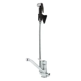 Kraan met Mengkraangroep - Mono bediening - sproeier uittrekbaar - Diamond - CW5001-S
