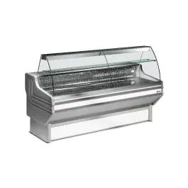 Gekoelde Vitrinetoonbank - Gebogen Ruiten - Statisch Gekoeld - Diamond - JY20/A1
