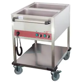 Verwarmde kar - 2 x 1/1 GN - 2 temperaturen - Diamond - CT221/D-N