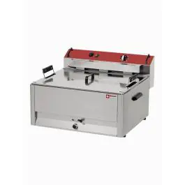 Friteuse - 16 Liter - Elektrisch - Aftapkraan - Tafelmodel - Diamond - F16E/D-N