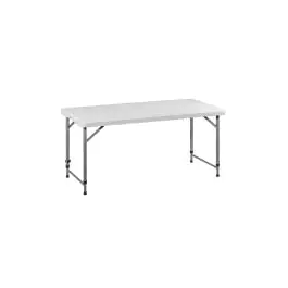 Tafel - Inklapbaar - Rechthoek - Wit - H 74 x L 122 x B 61 CM - G-Line