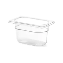 Gastronormbak 1/9 - Polycarbonaat - H 6.5 X 10.8 X 17.6 CM - Hendi - 861837