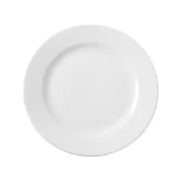 Bord plat - 12 stuks - Porselein - 24 CM - Hendi - 794074
