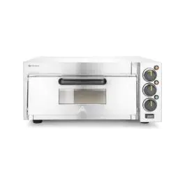 Pizzaoven - Elektrisch - H 27.5 x 56 x 58 CM - 230V - Zilver - Hendi - 220290
