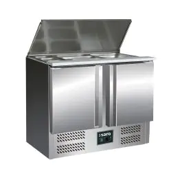 Saladette - 2-Deurs - Digitale Temperatuurregeling - RVS - 230V - H 87 x B 104.5 x D 70 CM - Saro - 323-1002