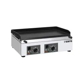 Grillplaat - Elektrisch - RVS - 2x 230V - H 25 x B 60 x D 46 CM - Saro - 458-1040