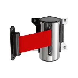 Muursysteem voor afzetpaal - Rood - RVS - B 300 CM - Saro - 399-2009