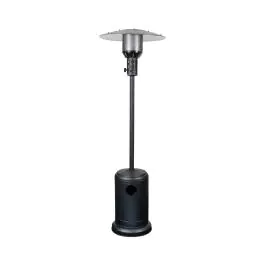 Terrasverwarmer - Gemoffeld Plaatstaal - H 220 x B 70.5 CM - Saro - 502-1020