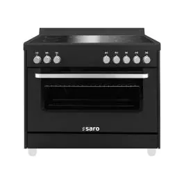 Doorkookplaat - Inductie - Zwart - RVS - 400V - H 87 x B 89.7 x D 60 CM - Saro - 331-1205