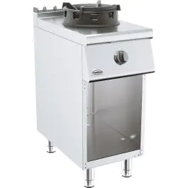 Wokplaat - Gas - Staand Model - H 90 x B 40 x D 70 CM - Combisteel