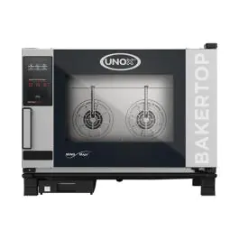 Bakertop Mindone - H 67.5 x 86 x 96.7 CM - 90 KG - 380 - 415 - Zonder - Stekker V - 7400 W - RVS - +30°C / +260°C - Unox - 596422