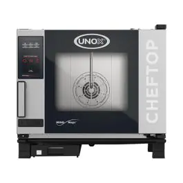 Cheftop Mindone - H 67.5 x 75 x 78.3 CM - 65.4 KG - 380 - 415 - Zonder - Stekker V - 9300 W - RVS - +30°C / +260°C - Unox - 596235