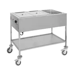 Bain Marie - H 87.5 x 67.3 x 114.4 CM - 40 KG - 220 - 240 V - 1500 W - RVS - 710053