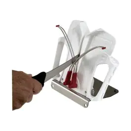 Messenslijper - H 18 x 22 x 15 CM - 0.7 KG - Wit - 020050