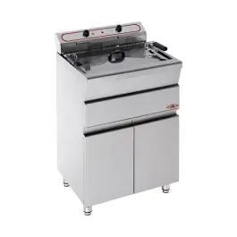 Friteuse - H 90 x 62 x 53 CM - 35 KG - 380 - 415 - Zonder - Stekker V - 9900 W - RVS - 26 Liter - Elektrisch - Stilfer - 527126