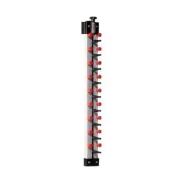 Bordenrek Wandmodel - H 82 x 13 x 13 CM - 1.5 KG - RVS - Plate Mate - 556002