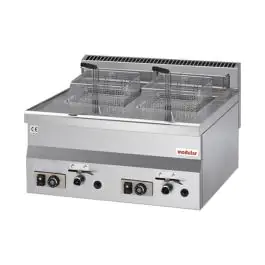 Friteuse - H 28 x 60 x 60 CM - 34 KG - Aardgas - 13.6 CM - RVS - 8 Liter - Gas - Modular - 316652
