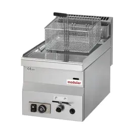 Friteuse - H 28 x 30 x 60 CM - 18.5 KG - Aardgas - 6.8 CM - RVS - 8 Liter - Gas - Modular - 316650