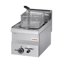 Friteuse - H 28 x 30 x 60 CM - 15 KG - 380 - 415 - Zonder - Stekker V - 7500 W - RVS - 10 Liter - Elektrisch - Modular - 316654