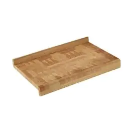 Vogue rechthoekige houten snijplank 30,5 x 45,5cm