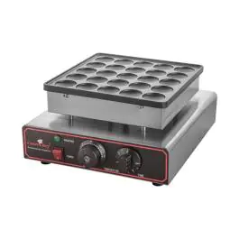 Poffertjes Bakapparaat - H 17 x 31 x 37.5 CM - 6 KG - 220 - 240 V - 850 W - +0°C / +300°C - Caterchef - 680025