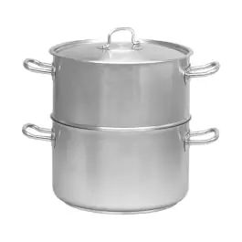 Stoom-Kookpan - H 17.5 CM - 5.11 KG - Ø28 CM - RVS 18/10 - 10 Liter - Standaard - Pujadas - 720220
