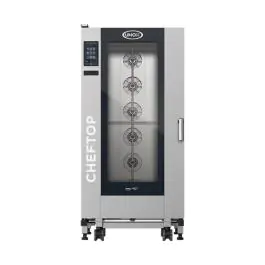 Cheftop Mindplus - H 187.5 x 89.2 x 101.8 CM - 292 KG - 380 - 415 - Zonder - Stekker V - 38500 W - RVS - +30°C / +300°C - Unox - 596265