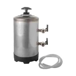 Waterontharder - H 42 CM - 2.5 KG - Ø24 CM - RVS - 8 Liter - 340001