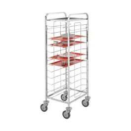 Regaalwagen - H 163.2 x 51.2 x 61.2 CM - 0.1 KG - RVS - 535040