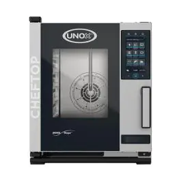 Cheftop Mindcompact - H 64.9 x 53.5 x 87.2 CM - 67.8 KG - 380 - 415 - Zonder - Stekker V - 9300 W - RVS - +30°C / +260°C - Unox - 596237
