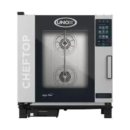 Cheftop Mindplus - H 84.3 x 75 x 78.3 CM - 85.4 KG - 380 - 415 - Zonder - Stekker V - 11700 W - RVS - +30°C / +260°C - Unox - 596244