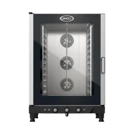 Cheflux - H 93.2 x 86 x 88.2 CM - 115 KG - 380 - 415 - Zonder - Stekker V - 15800 W - RVS - +80°C / +260°C - Unox - 596744