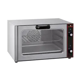 Heteluchtoven - H 31.6 x 52.7 x 48.6 CM - 19 KG - 220 - 240 V - 2500 W - RVS - +50°C / +250°C - Caterchef - 688011
