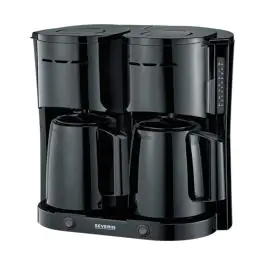 Koffiezetapparaat - H 36.5 x 39.5 x 25.5 CM - 4.38 KG - 220 - 240 V - 2000 W - Kunststof - Zwart - 1 Liter - Severin - 910016