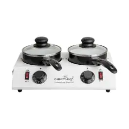 Chocolade Warmer - H 15.8 x 35 x 22.8 CM - 2.83 KG - 220 - 240 V - 80 W - RVS - 1.25 Liter - +30°C / +80°C - Caterchef - 921540