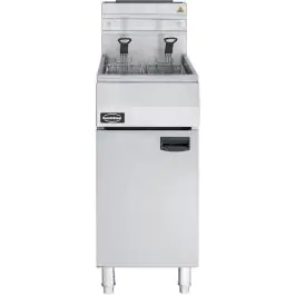 Friteuse - Propaan - Staand Model - 21 Liter - H 118 x B 40 x D 80 CM - Combisteel