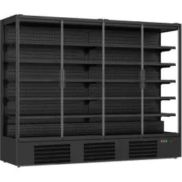 Wandkoeling Marco - 4-Deurs - 1529 Liter - Zwart - 230V - H 201 x B 256 x D 74 CM - Combisteel