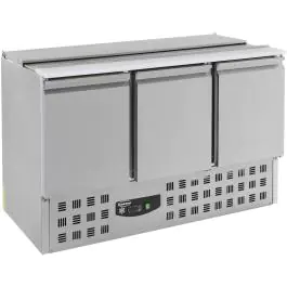 Saladette - Gekoeld - 3-Deurs - 368 Liter - 230V - H 87 x B 137 x D 70 CM - Combisteel