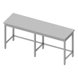 RVS Werktafel - Zonder Onderschap - G-Line