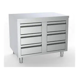 Werktafel met 6 laden - 100x70x85 cm