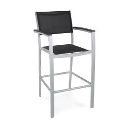Terras Barkruk Moon Super - Antraciet - Textilene/Aluminium - G-Line
