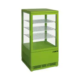 Koelvitrine - Digitale Temperatuurregeling - Kunststof - 68 Liter - 230V - H 88.5 x B 42.8 x D 38.6 CM - Saro - 330-10041