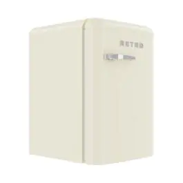 Koelkast Retro - 120 Liter - 1-Deurs - Statisch - Crème - G-Line