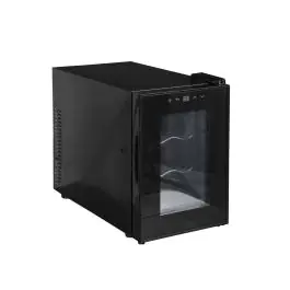 Wijnklimaatkast - Glazen Deur - 18 Liter - Zwart - G-Line