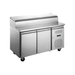 Koelwerkbank - 7x 1/3 GN - 2-Deurs - Vaste Opzet - 390 Liter - RVS - 230V - G-Line
